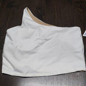 New Old Navy Active Powerchill White One Strap Sports Bra Women's XL